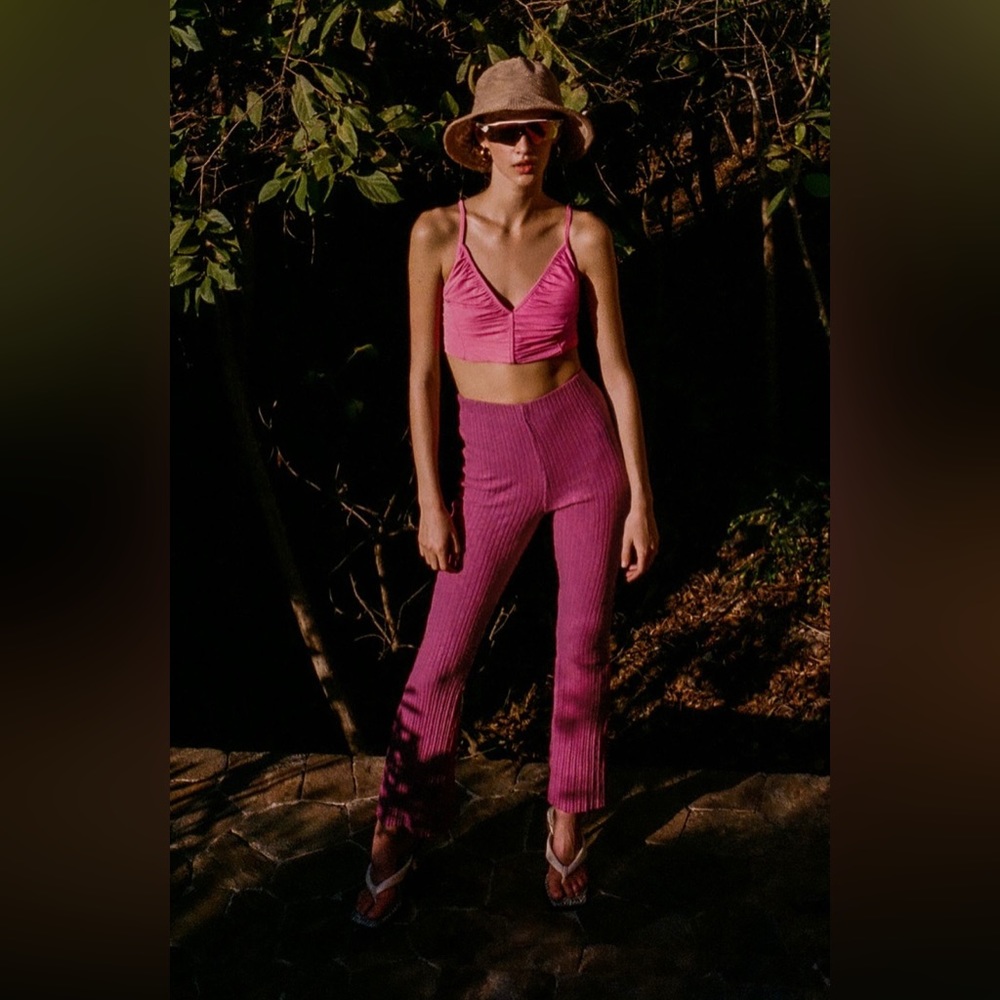 Urban Outfitters pink stretchy pants